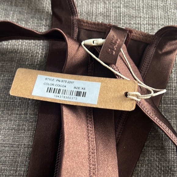 Skims Stretch Satin Butterfly Thong - Picture 4 of 4